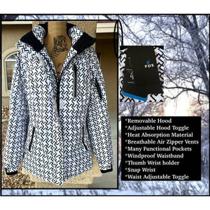 FDS Women Padded Jacket Ski Jacket Size L NEW